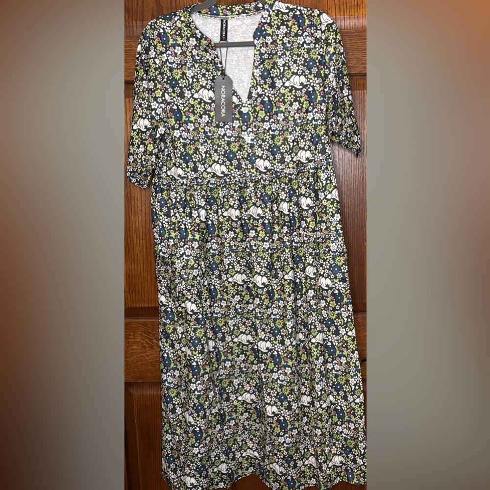 NWT Nora Cora Floral Dress Women’s S